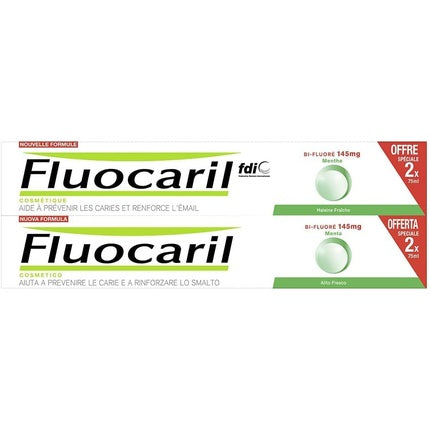Pasta de dinți, Fluocaril, Bi-145, mentă