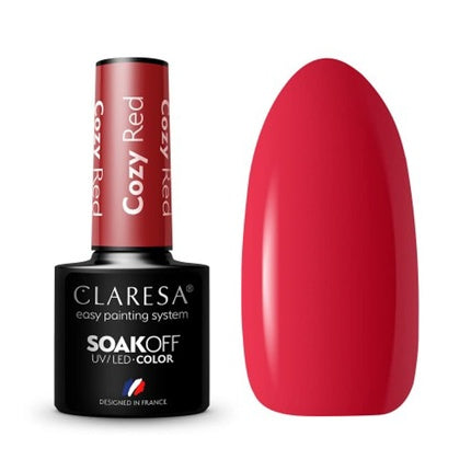 Lac Gel, Claresa, Cozy Red, 5ml