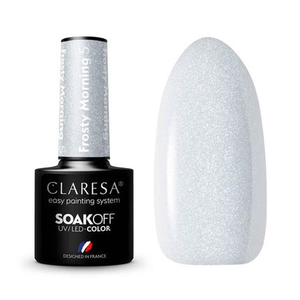 Lac de unghii Gel Claresa Frosty Morning 5ml - Set de 5