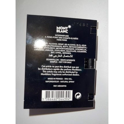 Parfum Eau de Toilette, Montblanc, Legend, mostră, negru
