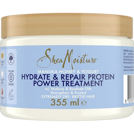 Tratament proteic, Shea Moisture, 370g, miere de Manuka
