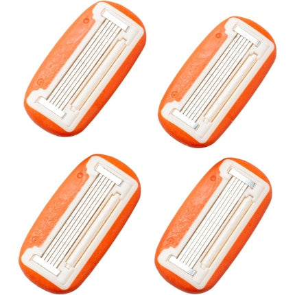 Fler Women's Razor Blades - Lame de schimb pentru depilare cu aloe vera, vitamina E și ulei de jojoba, 4 bucăți