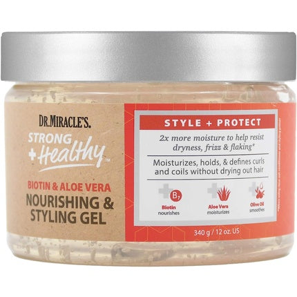 Gel de păr, Dr. Miracle's, Strong & Healthy, 340g
