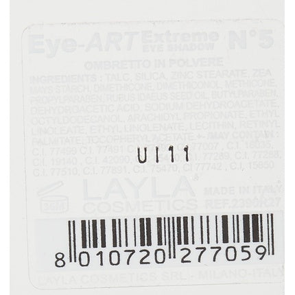 Layla Cosmetics Eye Art Extreme Eyeshadow No. 5 - Violet