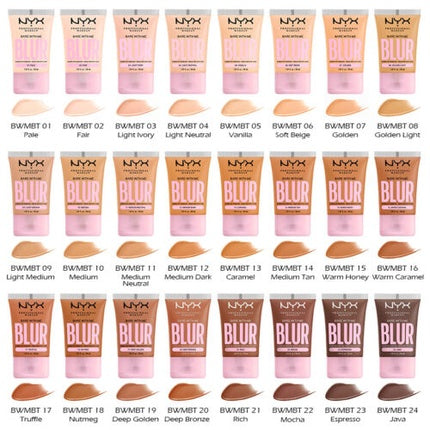 Fond de ten NYX Bare With Me Blur Tint Light Ivory 30ml