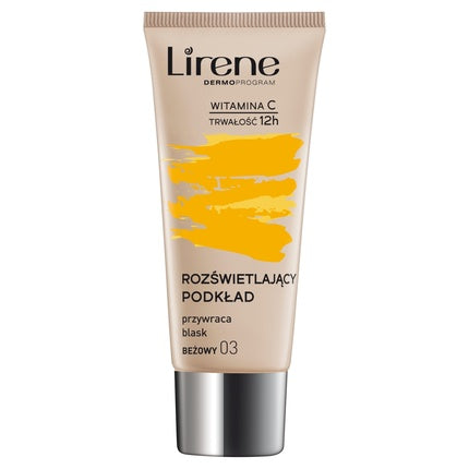 Lirene Illuminating Foundation Restoring Skin Glow 03 Beige 30ml