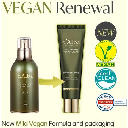 Cremă Facială Vegană D'Alba cu Trufe Albe pentru Echilibrarea Pielii, 80 g