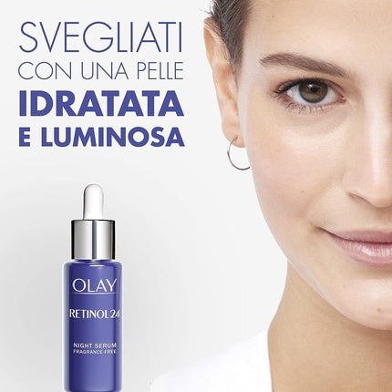 Ser facial, Olay, Regenerist Retinol 24, fără parfum, 40ml
