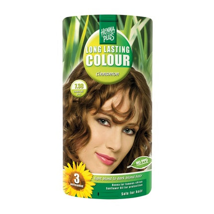 Hennaplus Lasting 738 Cinnamon, Colorant pentru păr pe bază de plante, 100ml, Maro
