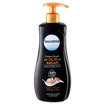 Cremă corp Leocrema, Argan, absorbție rapidă, 500ml