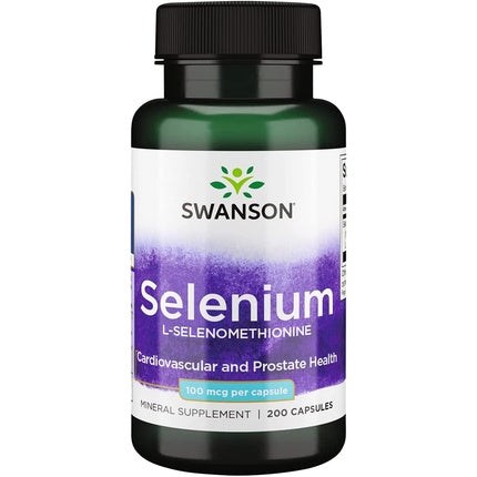 Supliment Mineral, Swanson Selenium L-Selenomethionine, 100mcg, 200 Capsule