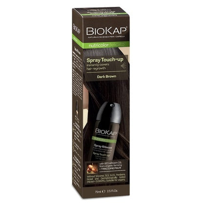 Spray retușare rădăcini, Bios Line BioKap, 75ml, maro închis