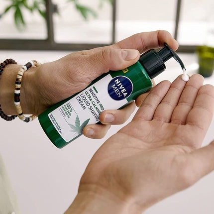 Crema de ras, Nivea Men, Sensitive Pro, 200ml, verde
