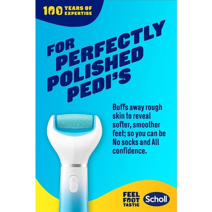Freză electrică tălpi, Scholl Velvet Smooth, albastru