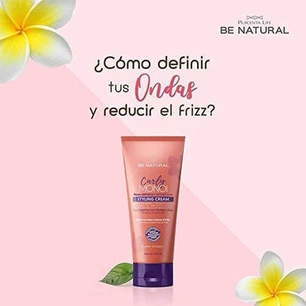 Cremă pentru păr creț, Be Natural, Monoi, 200ml