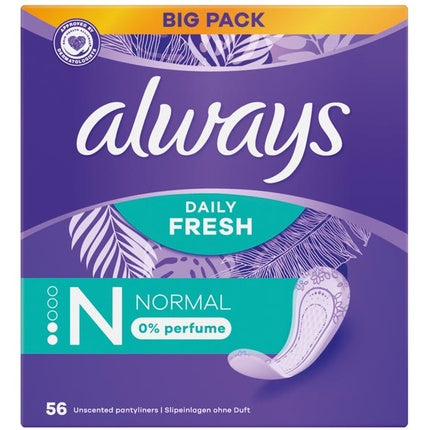 Protecții Intime Always Daily Fresh Normal 56 buc