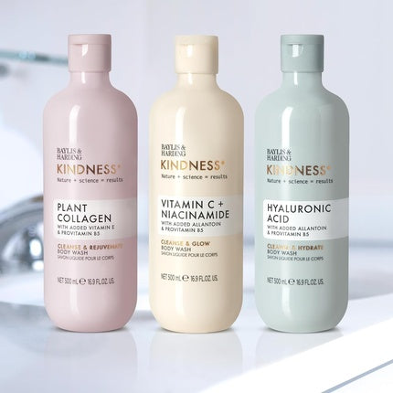 Gel de duș Baylis & Harding Hyaluronic Acid, 500ml, vegan