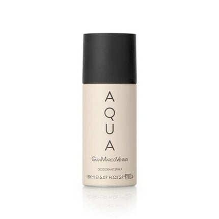 Deodorant spray, Gian Marco Venturi, Aqua, 150ml, negru-crem