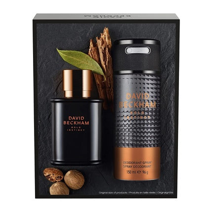 Set Cadou Parfum David Beckham Bold Instinct 50ml, Negru