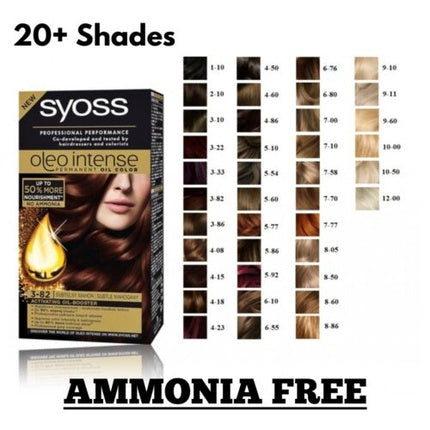 Vopsea păr, SYOSS, Oleo Intense, fără amoniac