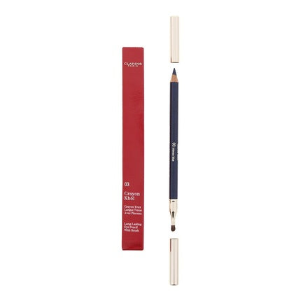 Crayon Khol, Clarins, 03 Intense Blue, cu pensulă integrată
