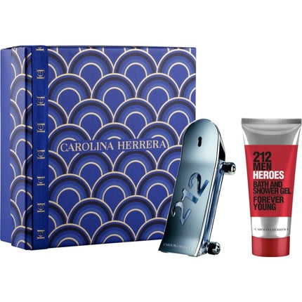 Set Cadou Apă de Toaletă Carolina Herrera 212 Heroes 105ml + Gel Duș