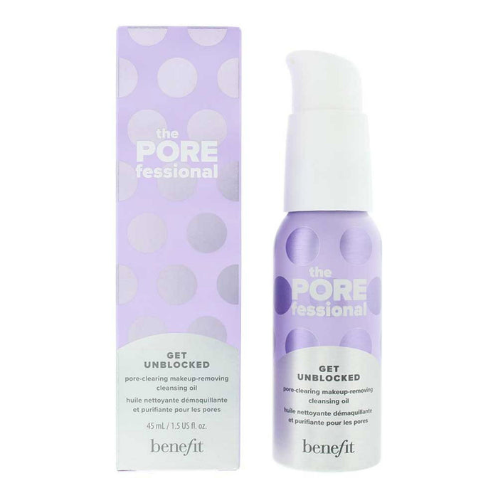 Ulei de curățare Benefit The POREfessional Get Unblocked, pentru îndepărtarea machiajului, 45 ml