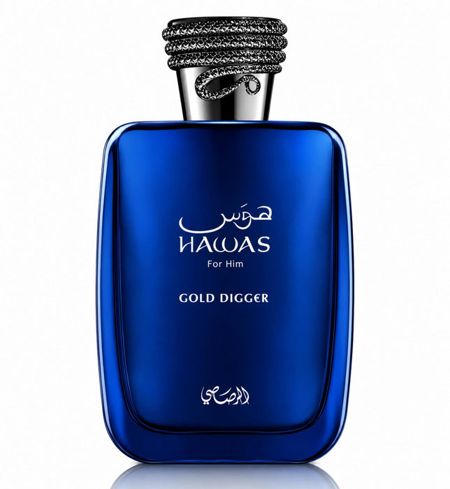 Apă de parfum Rasasi Hawas Gold Digger, pentru bărbați, 100 ml