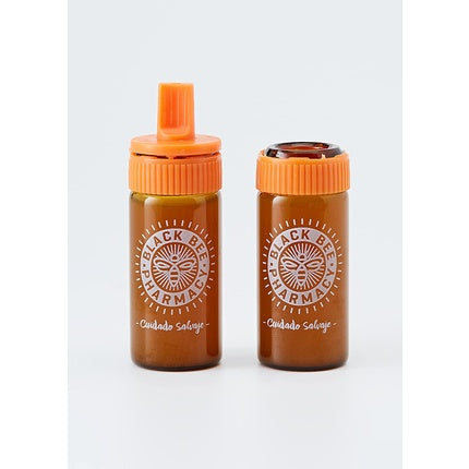 Ser facial revitalizant Black Bee Vitality, 20 ampule cu turmeric