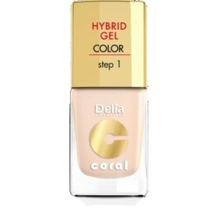 Smalț Gel Hybrid Delia Coral Nr. 20 Ivory 11ml
