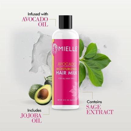 Lapte hidratant păr, Mielle Organics, Avocado, 240ml