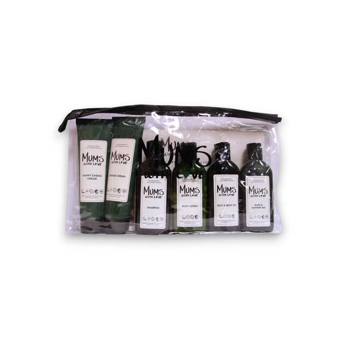 Set Mums With Love, loțiune de corp + șampon + gel de duș + ulei de baie + 2 creme, 6 produse