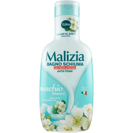 Spumă de baie, Malizia, White Musk, 1000ml