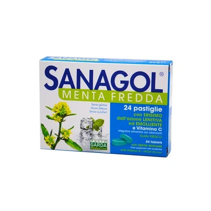 Sanagol Menta Răcoritoare, Sedaná, 24 pastile, gust proaspăt