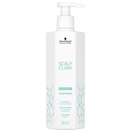 Șampon Scalp Clinix Soothing, Schwarzkopf Professional, 250 ml, alb cu detalii verde mentă