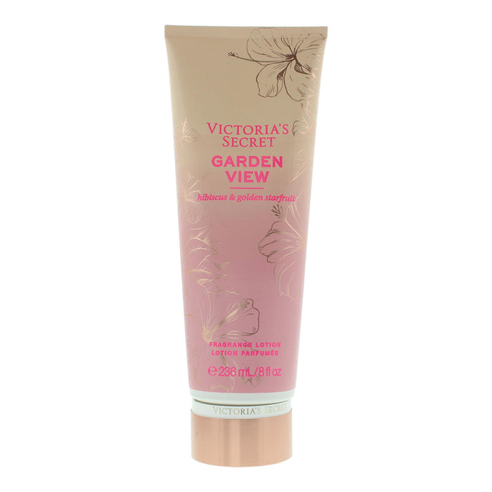 Loțiune de corp Victoria's Secret Garden View, hidratantă, hibiscus și golden starfruit, 236 ml