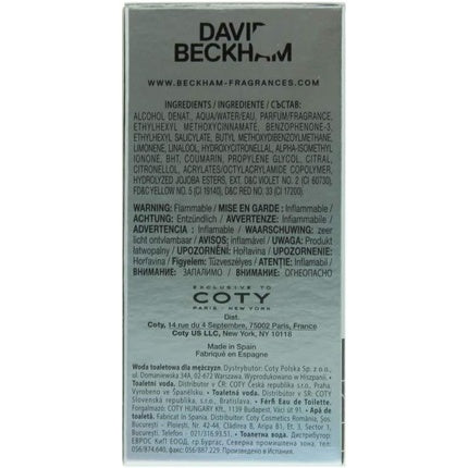 Parfum, David Beckham, Beyond Forever, transparent