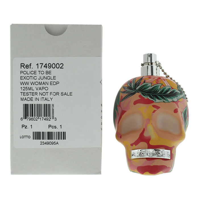 Apă de parfum Police To Be Exotic Jungle, pentru femei, 125 ml, tester