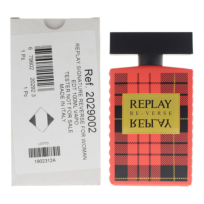 Apă de toaletă Replay Signature Reverse, pentru femei, 100 ml, tester