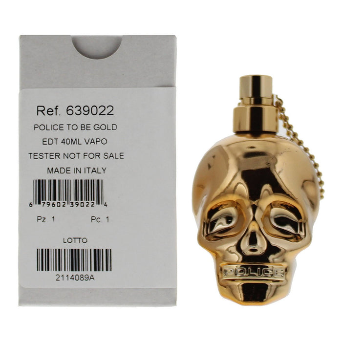 Apă de toaletă Police To Be Gold, pentru bărbați, 40 ml, tester