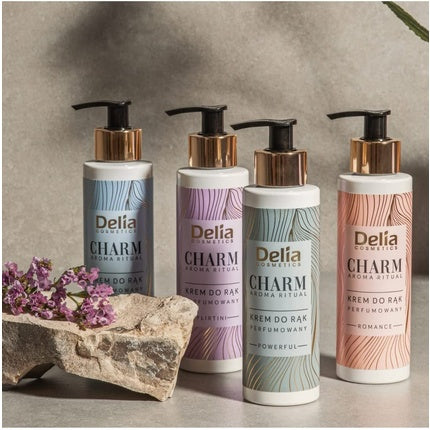 Cremă de mâini, Delia, Charm, parfumata verde, 200ml
