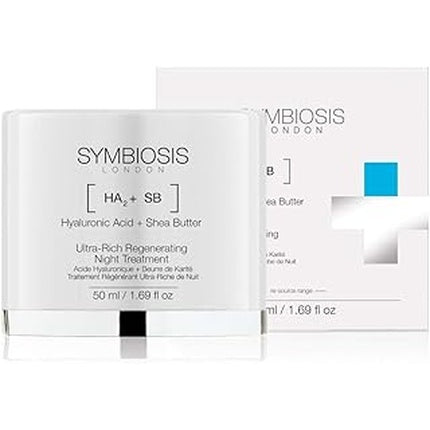 Crema de noapte Symbiosis London Ultrarich Night Regenerating Treatment, 50 ml