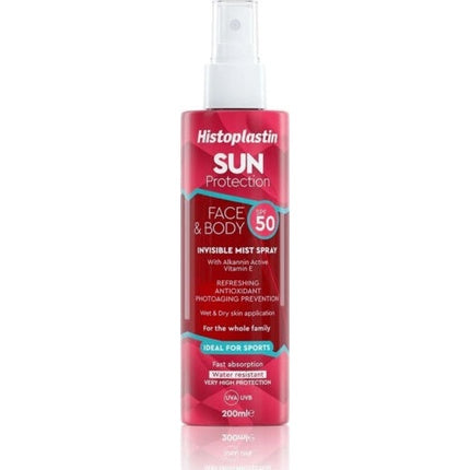 Spray protecție solară, Heremco, Histoplastin, SPF50, 200ml