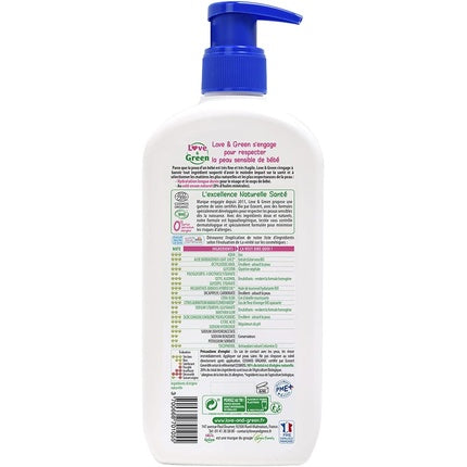 Cream hidratantă față și corp, Love & Green Bio, 500ml