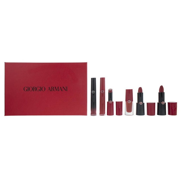 Set de rujuri Giorgio Armani Rouge d'Armani + Lip Maestro + Lip Magnet + Ecstasy Lacquer, nuanța 400