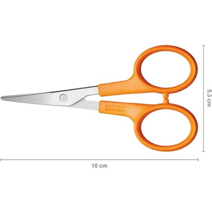 Foarfece manichiură, Fiskars, Classic, oțel-portocaliu