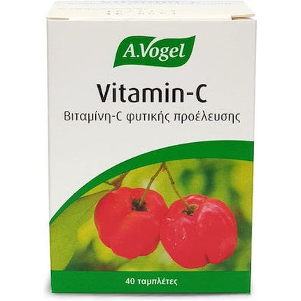 Pastile A.Vogel Organic Vitamin C din Acerola Proaspătă - 40 bucăți