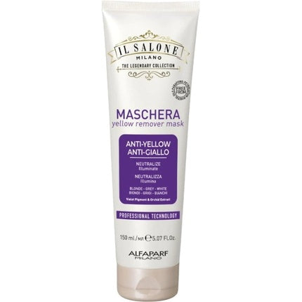 Masca de păr Alfaparf Milano Yellow Remover Mask, anti-galben, 150 ml