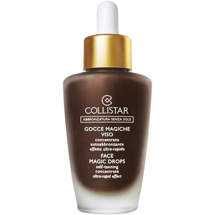 Autobronzant față, Collistar, magic drops, 50 ml