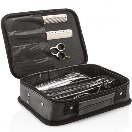 Xanitaliapro Men's Grooming Compact Barber Bag, negru, material textil